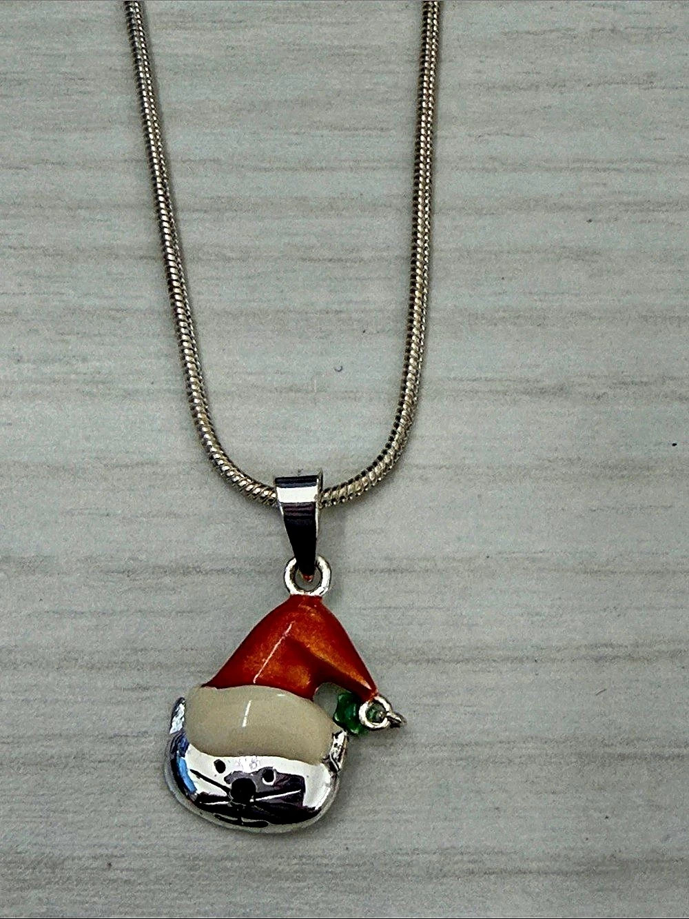 Silver-Tone Pendant Necklace